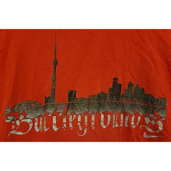 Vintage Nike Battlegrounds Basketball Toronto TShirt Size Medium Made In Canada - Picture 2 of 7